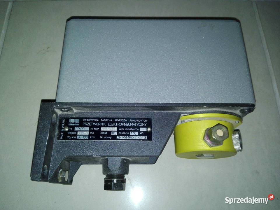 Przetwornik elektropneumatyczny