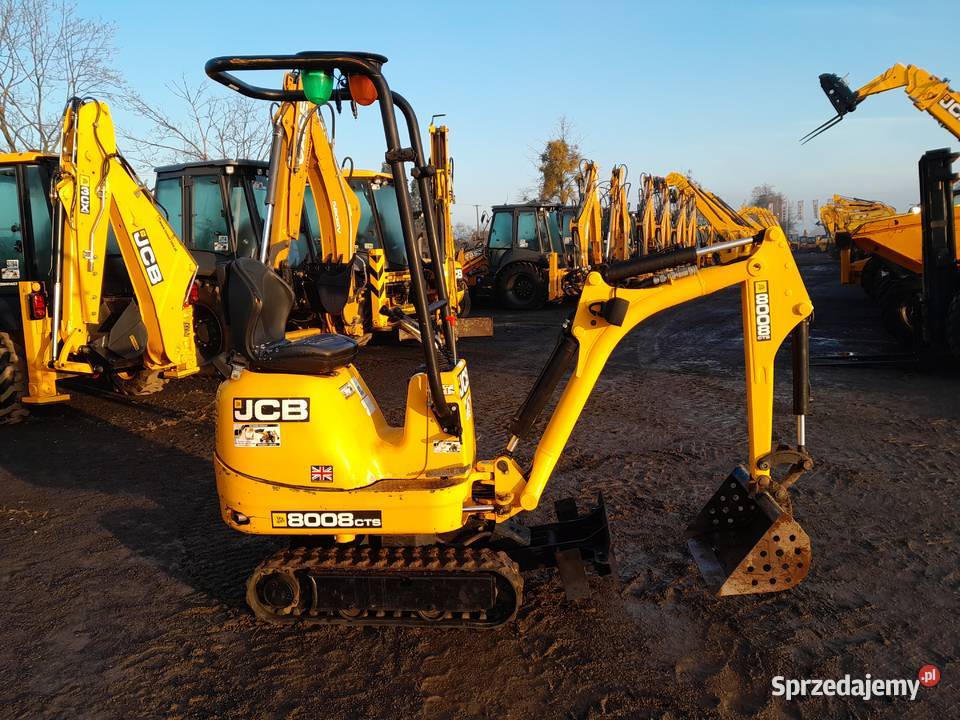 JCB 8008 2022R 1 TONA KUBOTA YANMAR TAKEUCHI CAT Maszyny budowlane