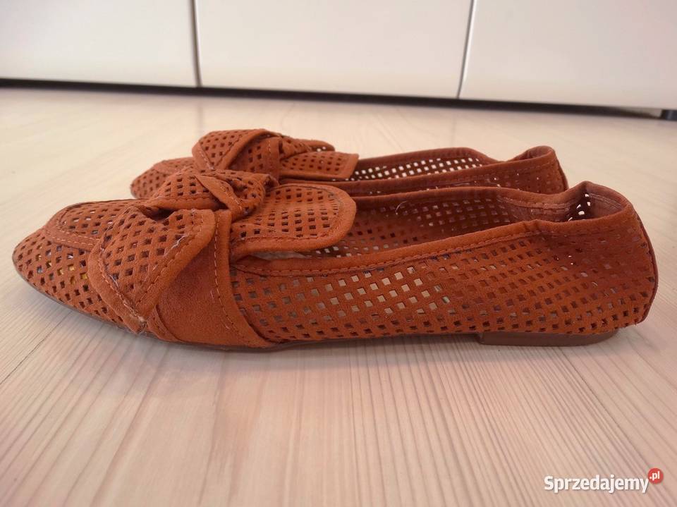 Buty Damskie Półbuty Lordsy Loafersy Brązowe podlaskie