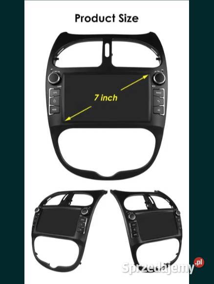 Radio Android 12 Peugeot 206 wifi bluetooth gps Radioodtwarzacze Ożarowice sprzedam
