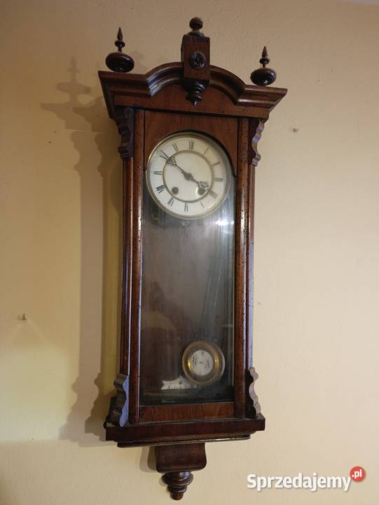 Zabytkowy zegar wiszący Lenzkrich 26 Antyki