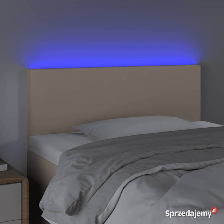 Zagłówek do łóżka z LED cappuccino 90x5x7888 Warszawa