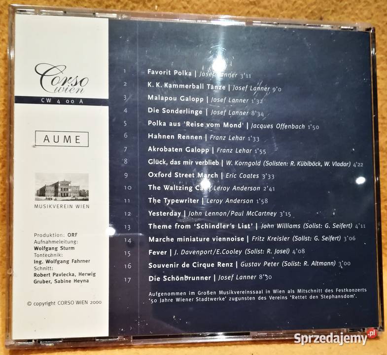 Płyta cd Corso Wien Von Lanner zu Lennon CD Warszawa sprzedam