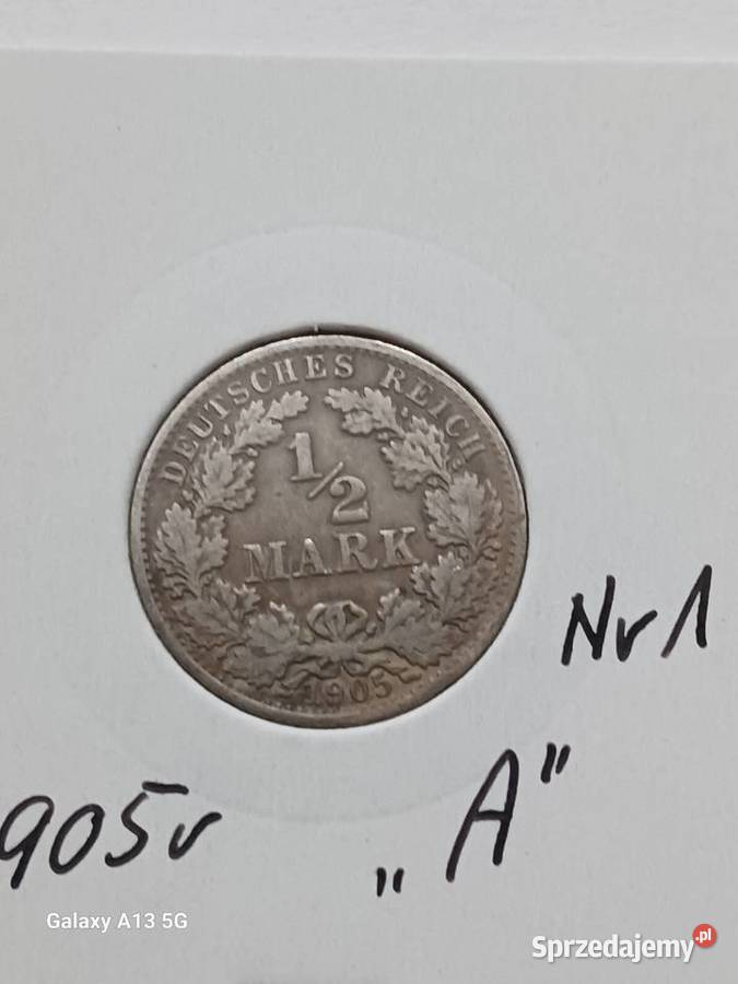 12 Marki Prusy 1905 r 1 mennica A wielkopolskie Konin