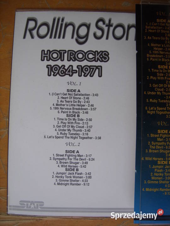 Rock kaseta Rolling stonsHot roks 19641971 2 Wołów