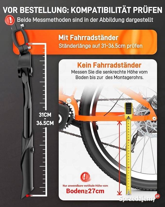 Stojak jednostronny HENMI czarny Myszyniec sprzedam