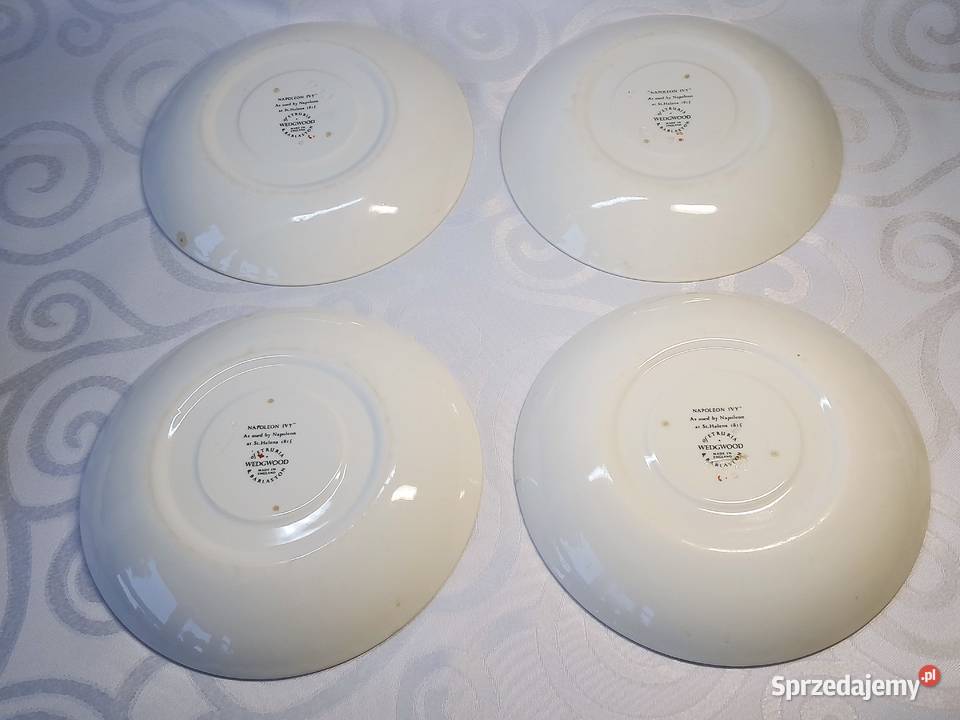 4x Wedgwood Napoleon Ivy talerzyki deserowe 17 Strzelce Krajeńskie
