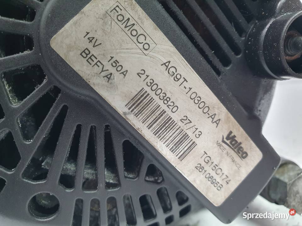 ALTERNATOR Ford Mondeo IV 20 TDCI Valeo TG15C174
