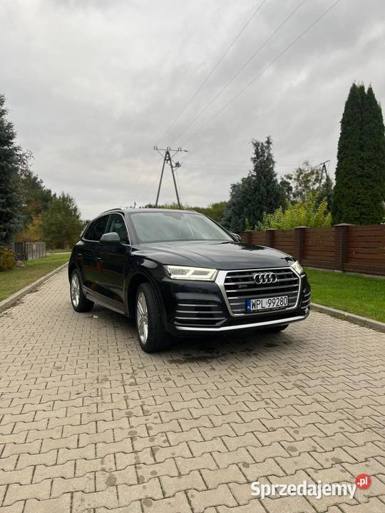 AUDI Q5 20 TFSI 252 QUATRO 2018r 70 tk przyciemniane szyby Gąbin