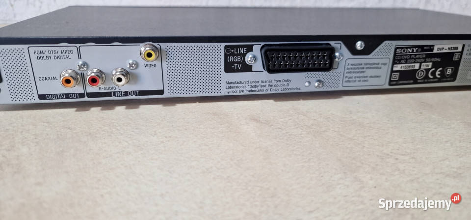 CD DVD odtwarzacz SONY DVPNS355 DVP N S 355 Sony Międzychód