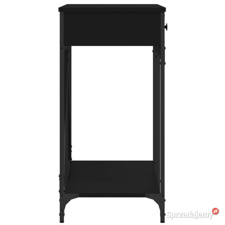 Stolik konsolowy czarny 100x39x785 WM835484 Warszawa