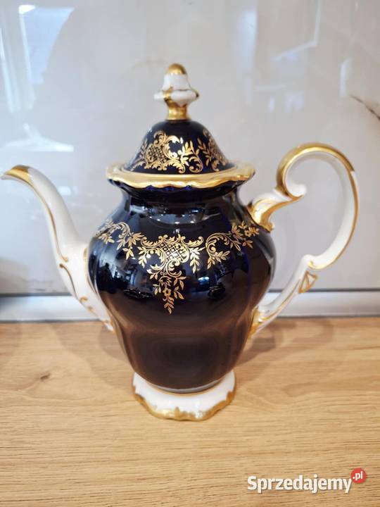 Weimar porcelana kobalt zloto Dzbanek kawa sprzedam