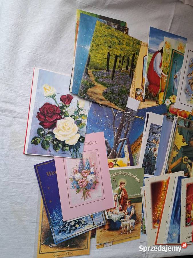 Kartki pocztowe około 80 sztuk Brzesko