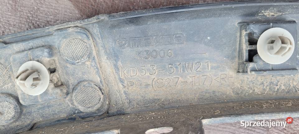 MAZDA CX5 12 LISTWA NA BŁOTNIK PRAWY PRZÓD Ruda Śląska