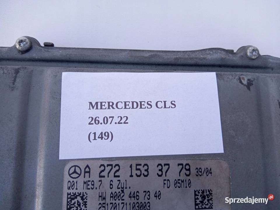 KOMPUTER SILNIKA STEROWNIK MERCEDES CLS W219 Nowy Tomyśl