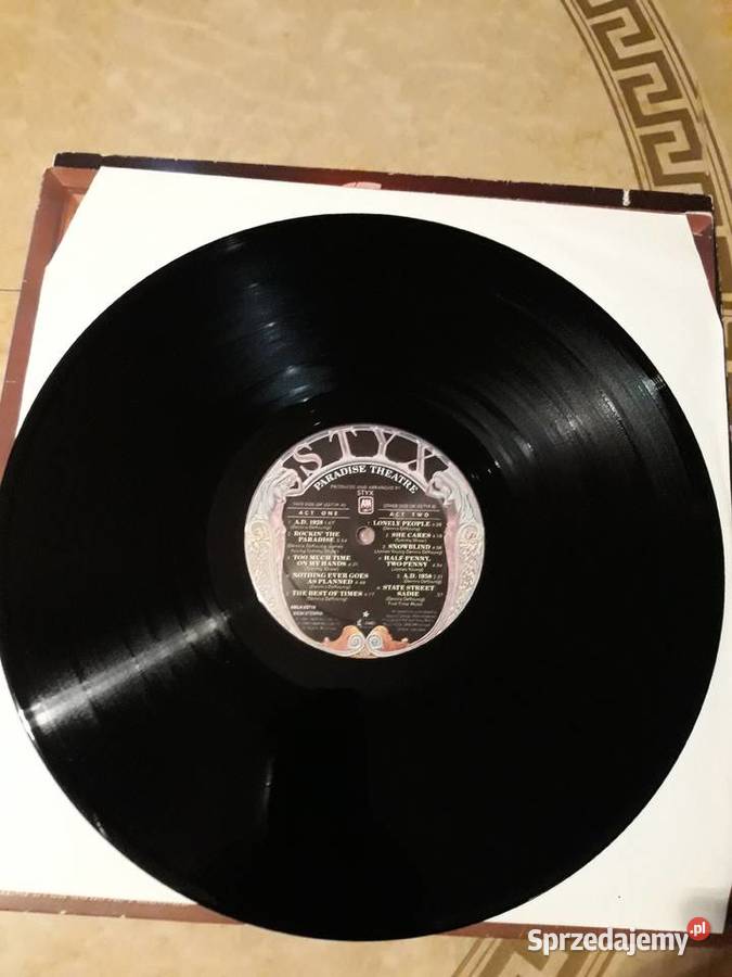 STYX Paradise Theatre 1980 Kolekcjonerskie rock Rzeszów