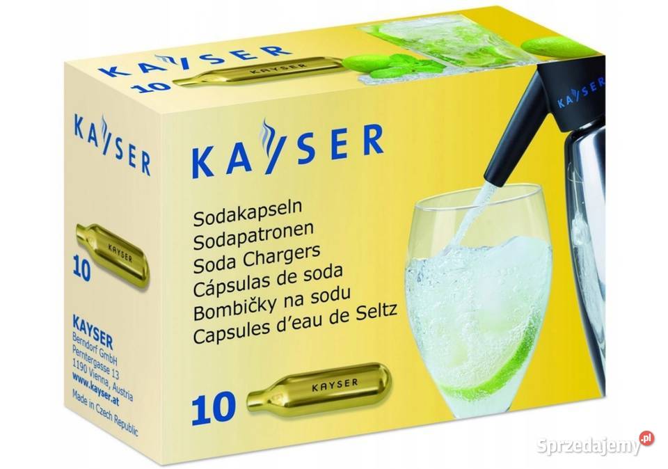 Naboje do syfonu do wody Kayser Gastronomia