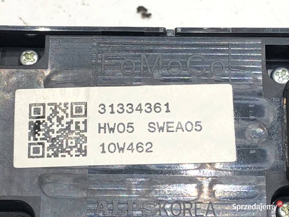 PRZEŁĄCZNIK SZYB VOLVO C30 31334361 0613 osobowe