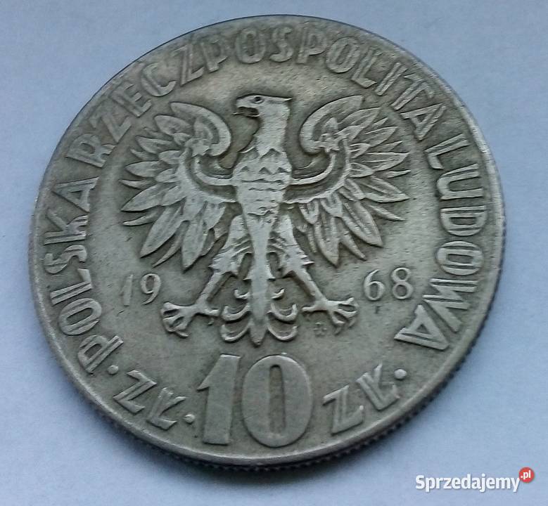 POLSKA10 1968 rCuN M KOPERNIK Numizmatyka Legionowo