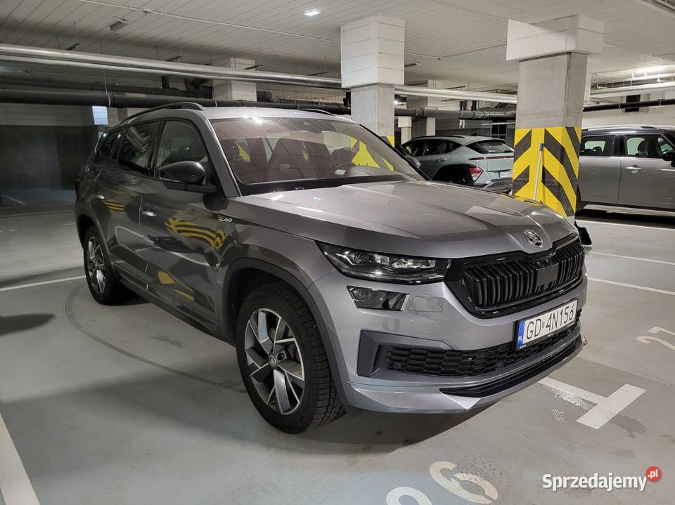 Skoda Kodiaq Sportline 7 os 2024 20 TSI 190 4x4 pomorskie sprzedam
