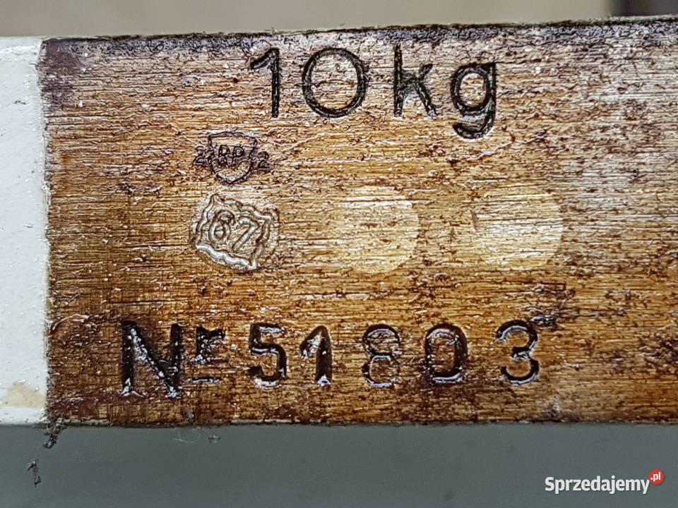 Waga z czasow PRL z roku 1967r Pawłowiczki