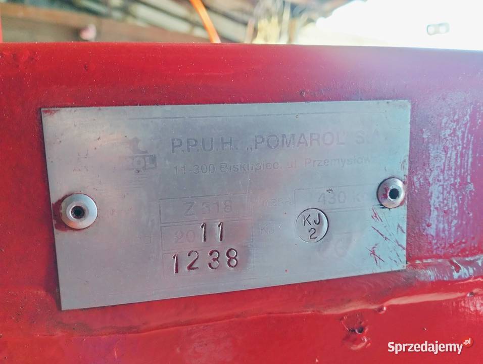 Przetrząsarka zgrabiarka Pomarol Z518 Przeczyce sprzedam