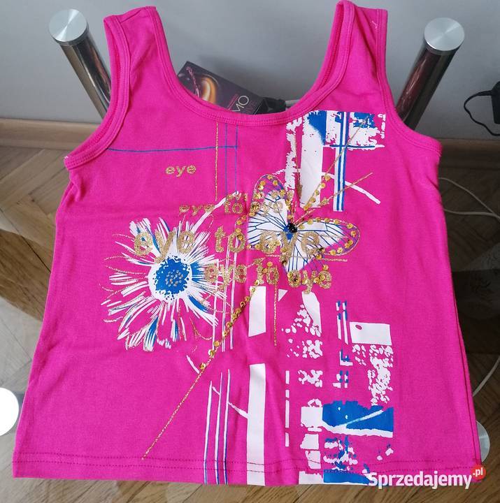 NOWY DAMSKI RÓŻOWY TOP R UNIWERSALNY Topy i koszulki Łódź sprzedam
