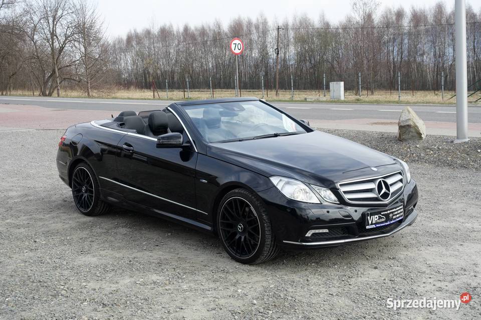 MERCEDES E350CGI 292 KABRIO AVANTGARDE FULL Buczkowice