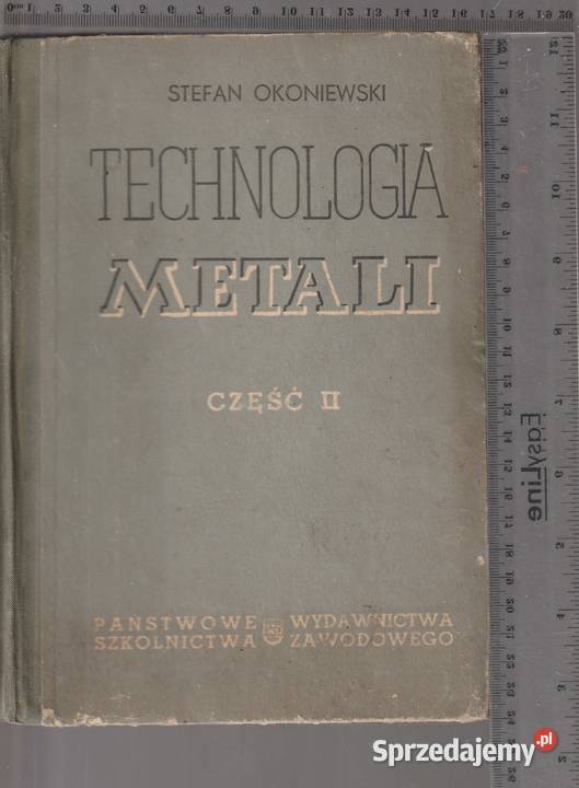 Technologia metali cz 2 SOkoniewski twarda Pruszków