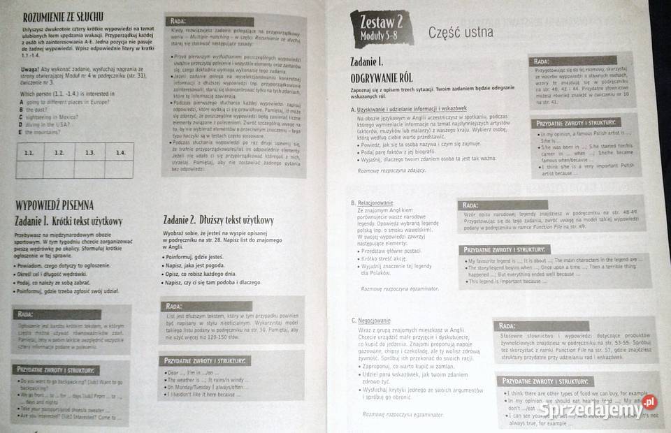 Opportunities Elementary Zadania maturalne H