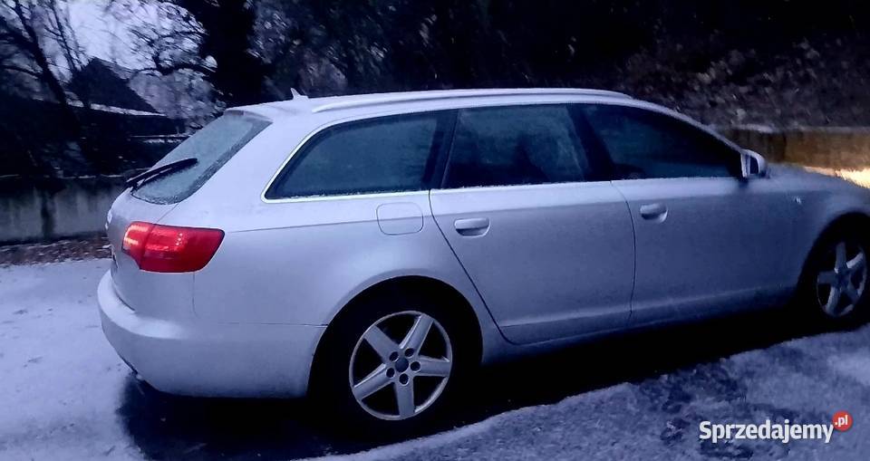 AUDI A6 C6 20TDI BOGATE WYPOSAŻENIE SKÓRY HAK lakier metallic Katowice