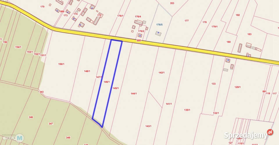 Działka 8000m2 Kluczewsko woda