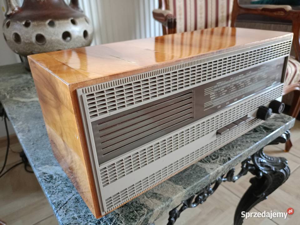 Zabytkowe Radio Lampowe VARINA 5460 RFT Vintage Drawski Młyn