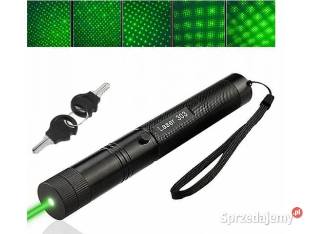 LASER MOCNY WSKAŹNIK LASEROWY POINTER ZIELONY Piotrowiec