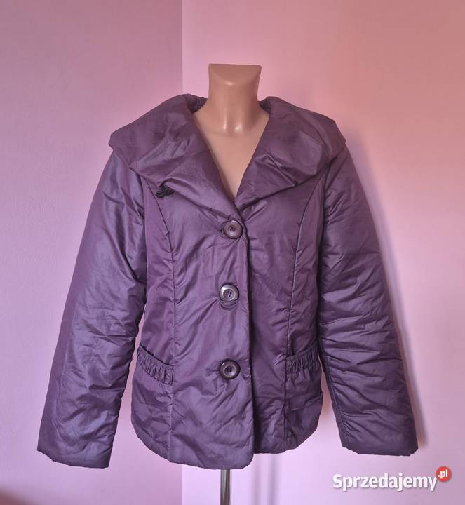 Fioletowa kurtka damska przejsciowa rozmiar ML Brzesko