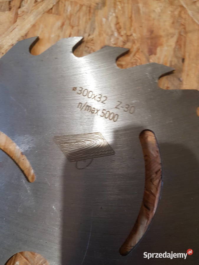 Piła tarczowa do drewna 300x30x32 mm bez vidi wielkopolskie Głogowa