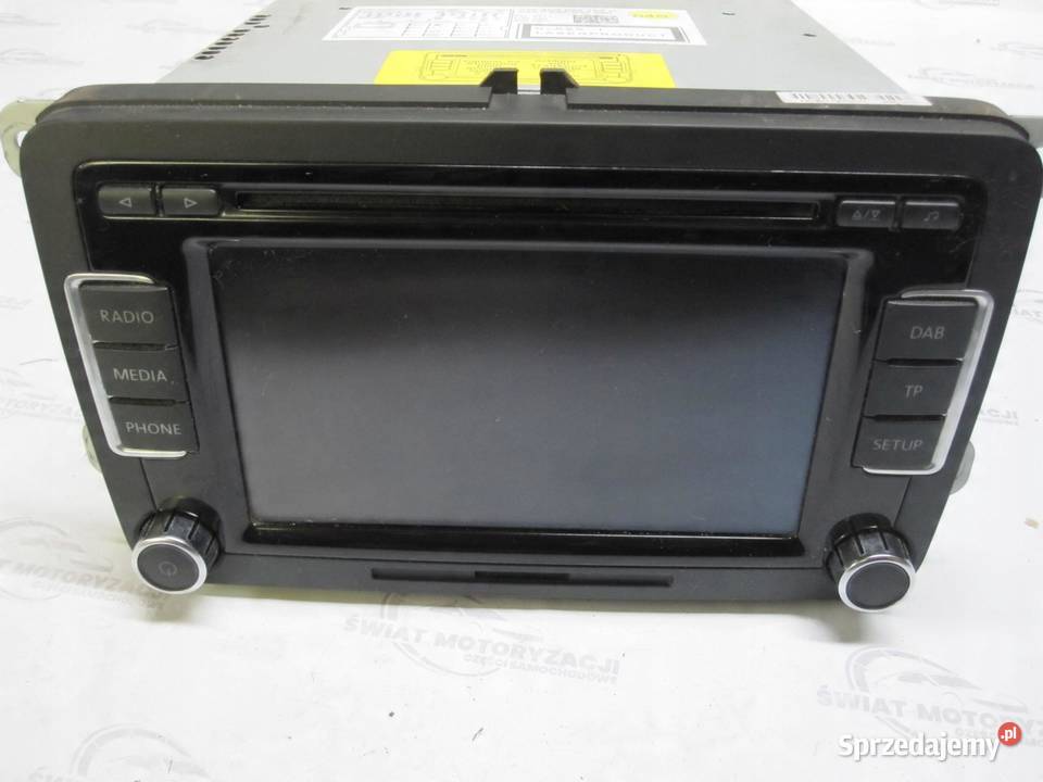 VW GOLF VI 11r radio CD 3C8035195G 7640207360 osobowe