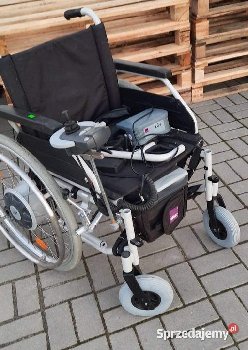Wózek inwalidzki lekki składany z napędem różne Sprzęt rehabilitacyjny i ortopedyczny Syców sprzedam