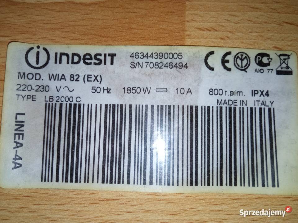 każda część elektryczna do pralki Indesit lubelskie Puławy