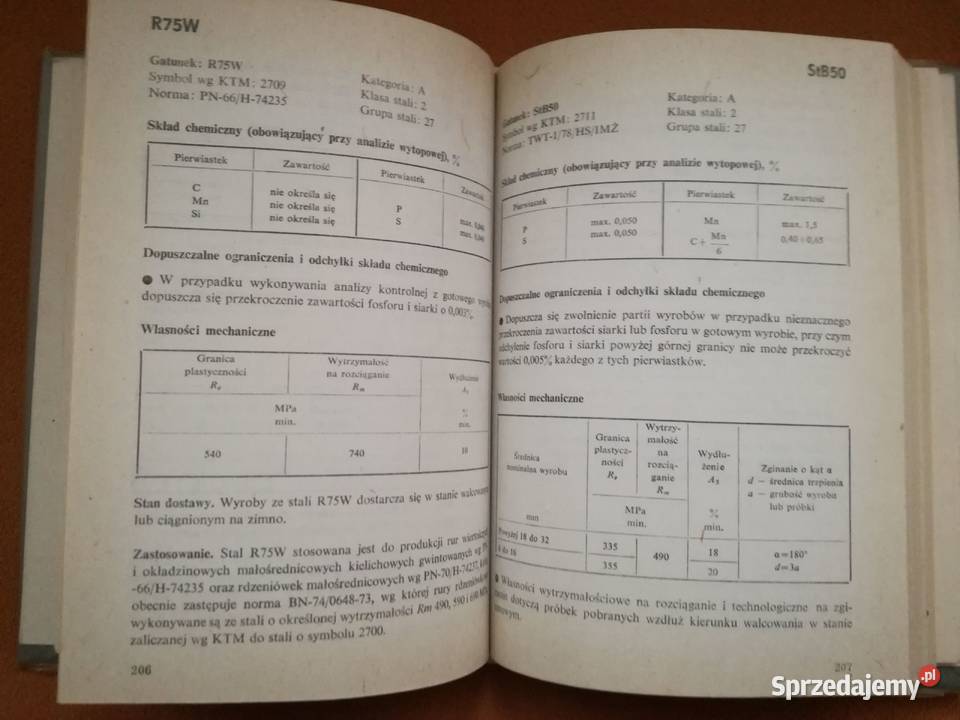 Tablice stali zwykłej jakości RKubac technika, nauki techniczne łódzkie Łódź