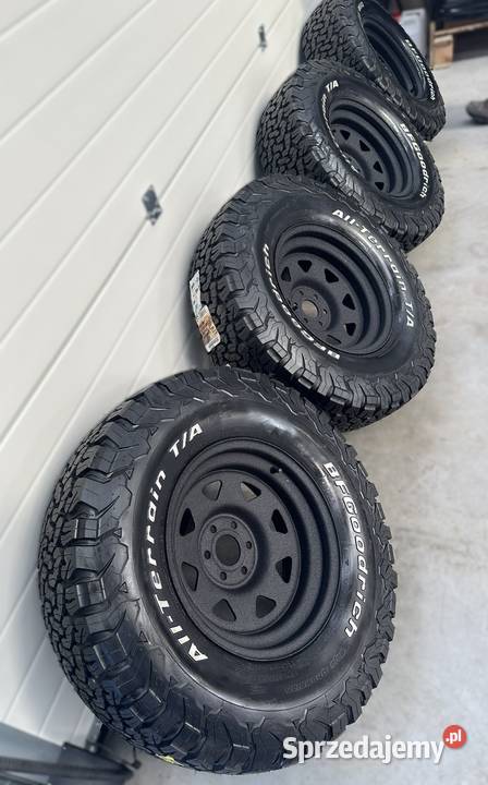 Komplet Kół OffRoad Felgi stalowe 16 Opony warmińsko-mazurskie Pasłęk