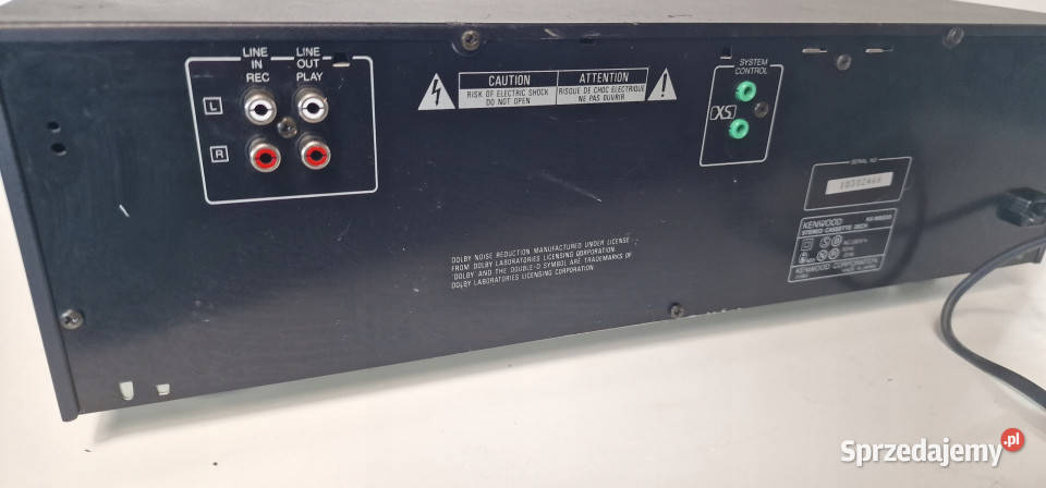 Kenwood magnetofon dwukasetowy KX W 6020 KXW6030 Międzychód