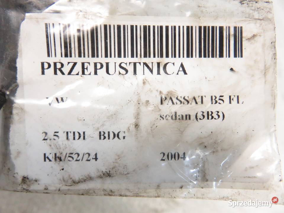 PRZEPUSTNICA VW PASSAT B5 FL 25 TDI 059128063E