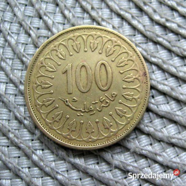 Tunezja 100 Milimów 2013r Kalisz