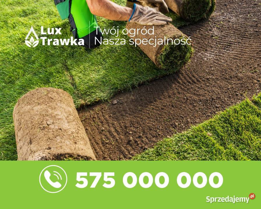 Trawa w rolce Dostawa na terenie całej małopolskie Rabka-Zdrój