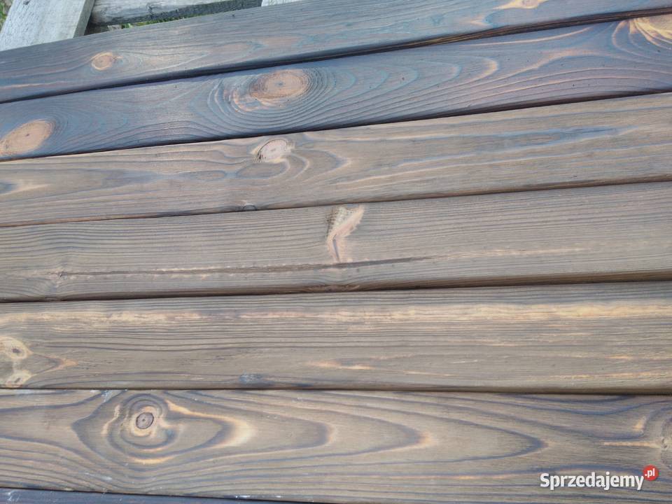 Deska opalana 1 m Shou Sugi Ban do aranżacji