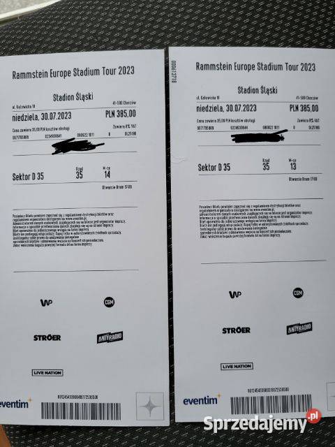 Rammstein 2 Bilety