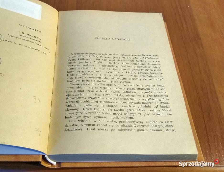 O rozwoju doktryny chrześcijańskiej John Henry Książki naukowe i popularnonaukowe Gdańsk