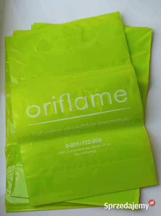 Oriflame reklamówki do kosmetyków perfum prezent warmińsko-mazurskie sprzedam