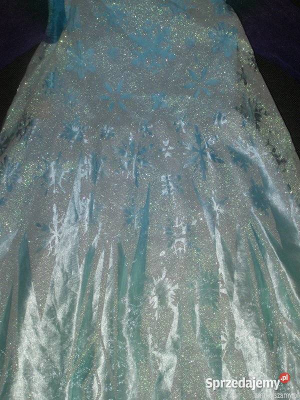 Strój kostium przebranie ELSA KRAINA LODU FROZEN Disney mazowieckie